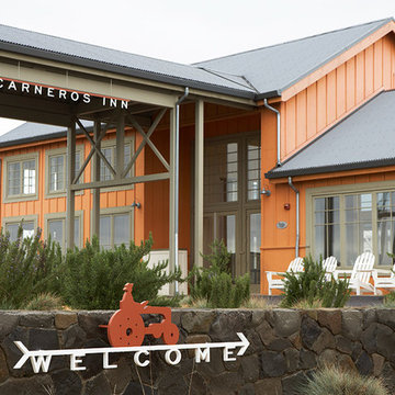 Buildings/Walls Using Basalt Chips (Wine Country Cobble)