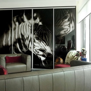 Custom Graphic Sliding Doors - "Decorativo"