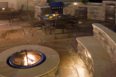 Example of a patio design in New York