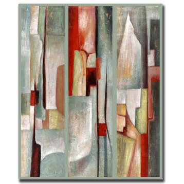 'Abstract Triptych' Canvas Art by Joval
