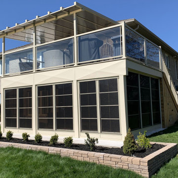 Patio Cover- Railing- Stacking Windows