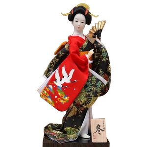 Japanese Traditional Doll Geisha Doll Antique Japanese Dolls Asian Decorative Objects And Figurines By Blancho Bedding Houzz