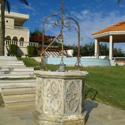 Antique Stone Wells by Ancient Surfaces - Outdoor Fountains And Ponds