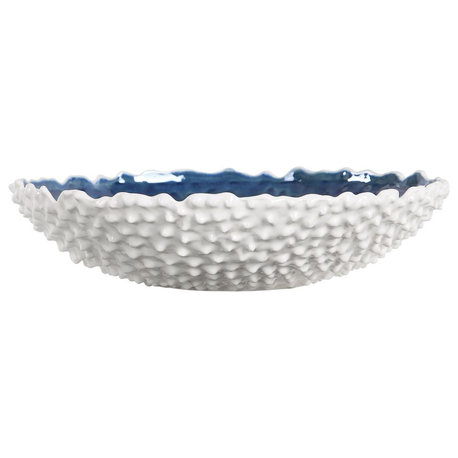 Uttermost Ciji 14x3" White Bowl