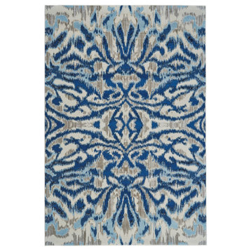 Weave & Wander Carini Rug, Blue Haze, 6'7"x9'6"