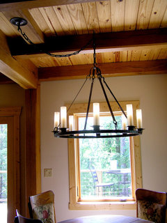 Swag A Chandelier For The Dining Room, Swag Light Over Kitchen Table