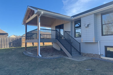 Covered deck addition