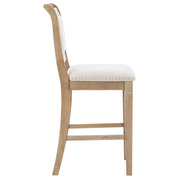 Emmy 26" Natural Counter Stool
