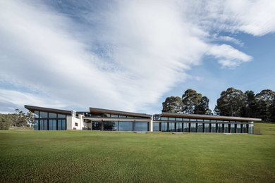 Expansive modern house exterior in Adelaide.