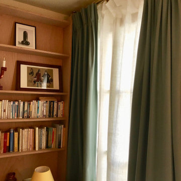 Habillage de fenêtres d'un hôtel