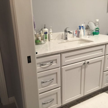 Maple "White / Pewter Accent" Kitchen