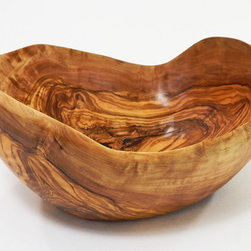 Le Souk Olivique - Olivique Natural Form Salad Bowl, Large - Serving And Salad Bowls