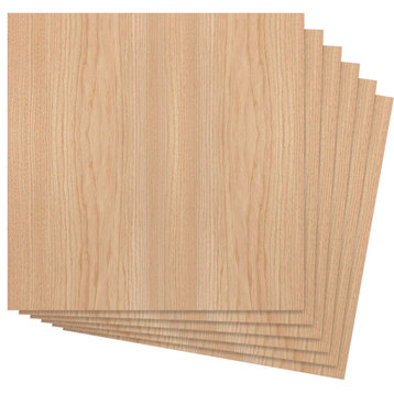 23 .75"Wx23 .75"Hx.375"T Wood Hobby Boards, Hickory, 6-Pack