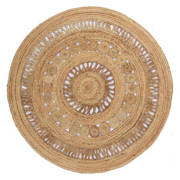 Jaipur Living Zamunda Hand-Knotted Geometric Cream/Brown Area Rug, Sta