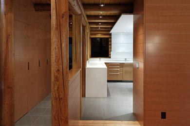 Trendy kitchen photo in Seattle