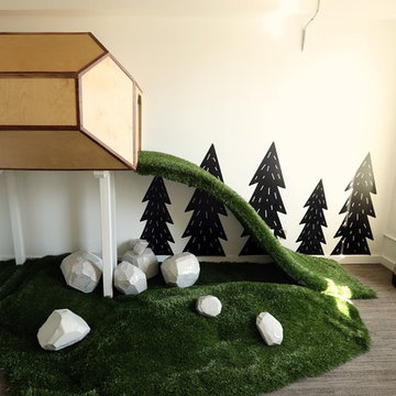 Scandinavian Kids Play Room in St. Louis