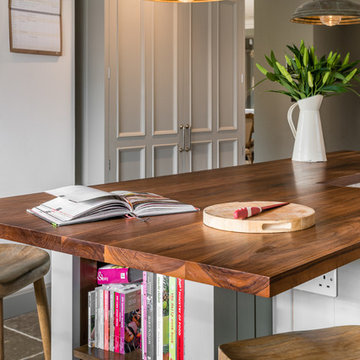 Open, airy kitchen in Rutland, UK