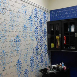 Typography Letter Wall Stencils - Products