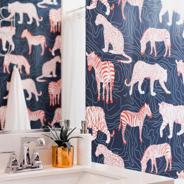 Spots and Stripes Bathroom