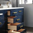 72" Monarch Blue Double Sink Bathroom Vanity