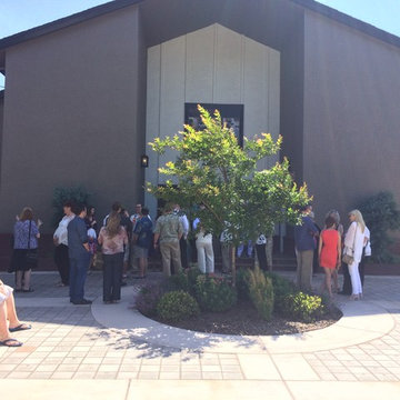 Gathering after a wedding