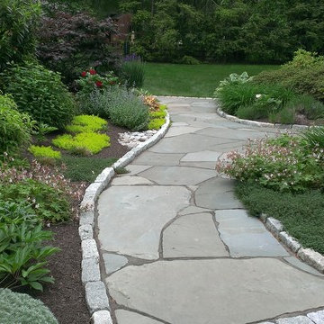 Flagstone Walkway & Privacy Planting