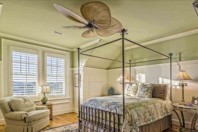 Inspiration for a coastal bedroom remodel in Miami