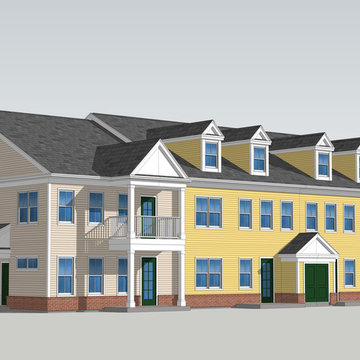 SketchUp model of building 1 Norton