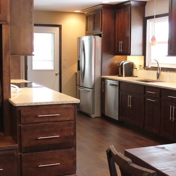 Geneseo, IL- Birch Kitchen With Drop Zone Bench