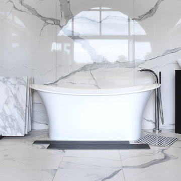 POPULAR WHITE MARBLE LOOKS – Polished Porcelain Floor Tiles