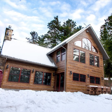 Concrete Log Siding Homes