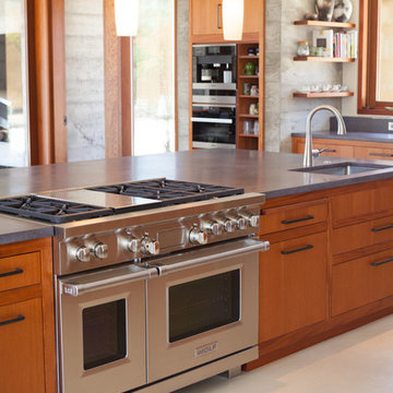 Sebastapoll Residence - Mahogany Kitchen