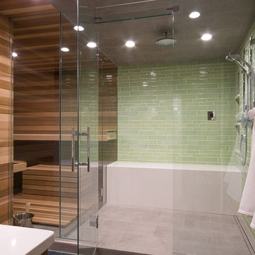 Basement Rec Room and Sauna