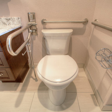Glamorous Universal Design Bathroom