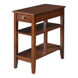 Convenience Concepts American Heritage Three-Tier End Table in Blue ...