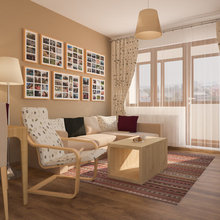 Apartment compact living room