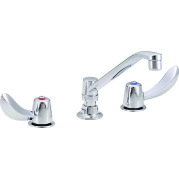 Delta 1.5 GPM 2-Lever Kitchen Faucet 3-Hole With out Side/Spray