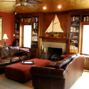 BEFORE - REMODEL - North Carolina Home Kitchen to Living Room