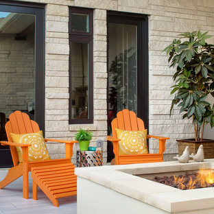 Asian patio in Austin.