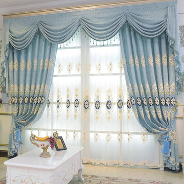 Living Room Luxury Valance Curtains