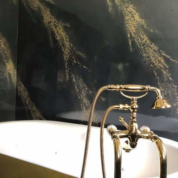 Valpaint E-Volution Bad Gestaltung bronze schwarz fugenlos exklusiv