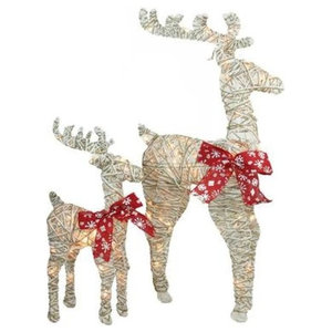 50 Pre Lit Moose Decoration Rustic Outdoor Holiday