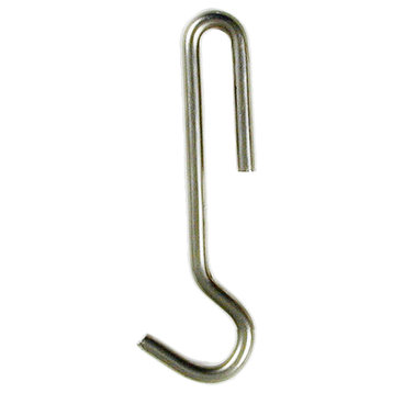 Handcrafted 4.5" Straight Pot Hooks 6 Pack Stainless Steel