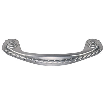 Hardware House 3" Rope Design Cabinet Pull, Satin Nickel