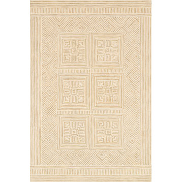 ED Ellen DeGeneres Crafted by Loloi Boceto Area Rug, Ivory, 9'3"x13'