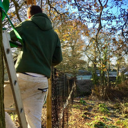Suspending a woodland Tree-top Walkway - Garden Products