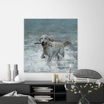 "Stick with Me" Painting Print on Wrapped Canvas
