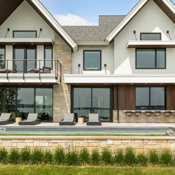 Contemporary Lake Lodge