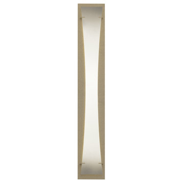 Bento Large Sconce, Soft Gold, Spun Frost Shade
