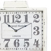 Vintage White Metal Wall Clock 52120